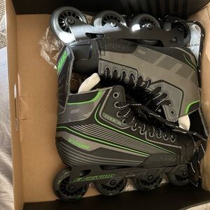 Tour Inline Skates with Green Accents